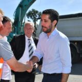 Momirović tokom radova na deonici Bačka Palanka – Begeč: U uslovima energetske krize nastavljamo sa projektima koji menjaju perspektivu Srbije 11