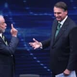 Lula and Bolsonaro presidential debate in Brazil