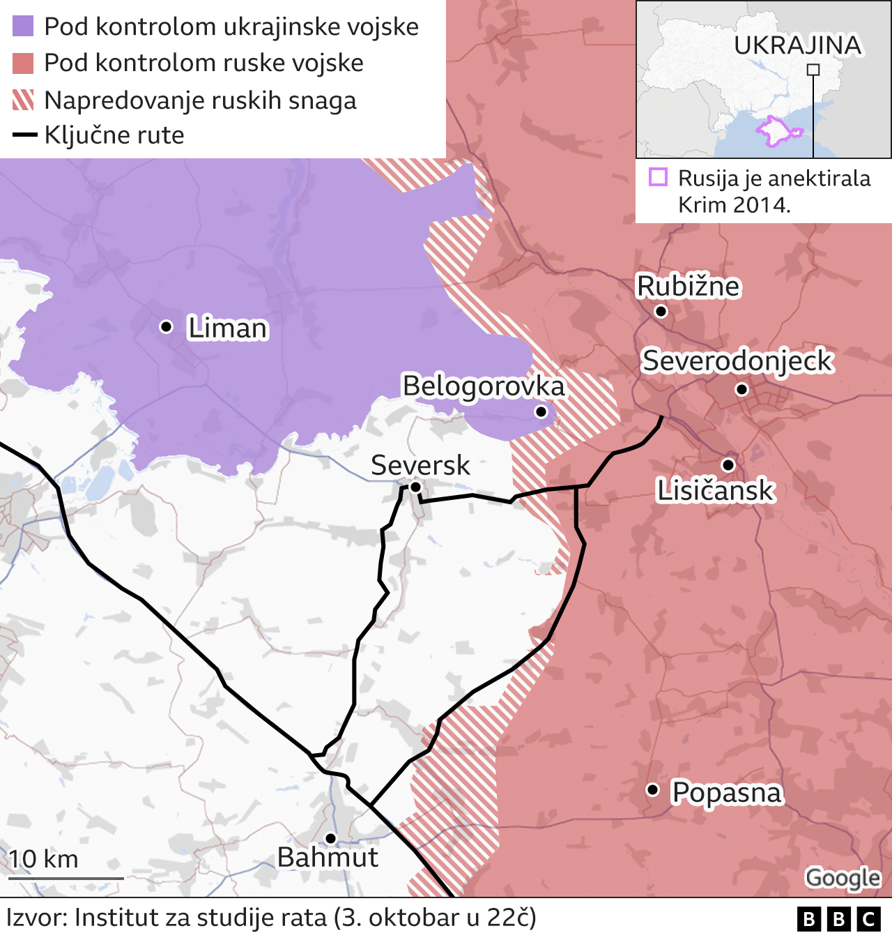 Rusija i Ukrajina: Novi ruski napadi širom Ukrajine, britanski obaveštajci tvrde da nema naznaka da Moskva namerava da iskoristi nukelarno oružje 10 Ukrajina, Severodonjeck