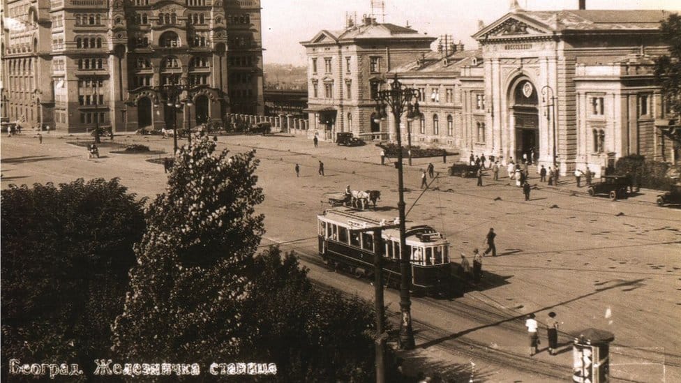 Železnička stanica 1923. godine