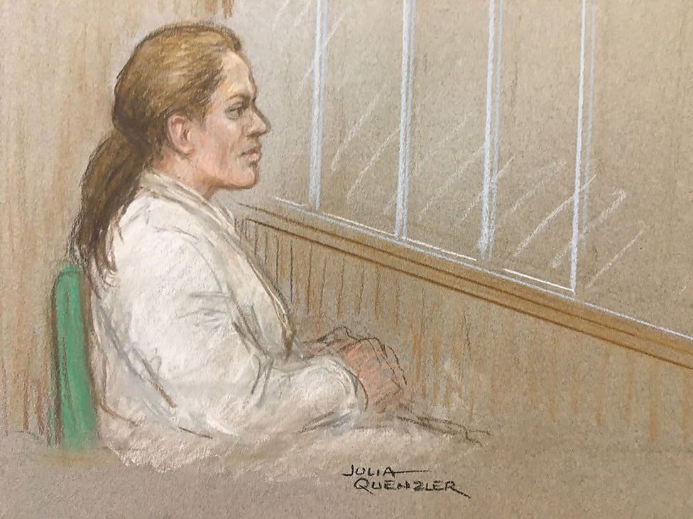 Ubistvo i Velika Britanija: Žena koja je obezglavila prijateljicu osuđena na doživotnu robiju 2 court sketch Jemma Mitchell