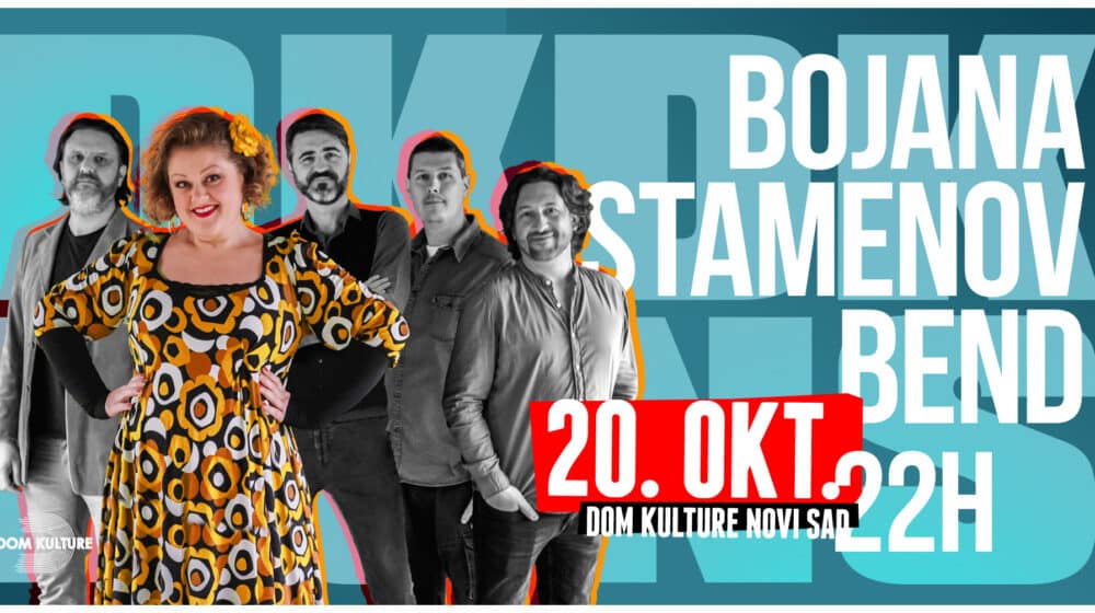 Bojana Stamenov bend prvi put u Domu kulture NS 1