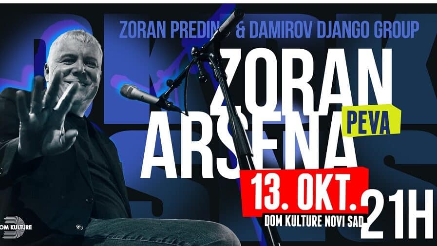 Ograničen broj ulaznica po posebnoj ceni za koncert „Zoran pjeva Arsena" 10
