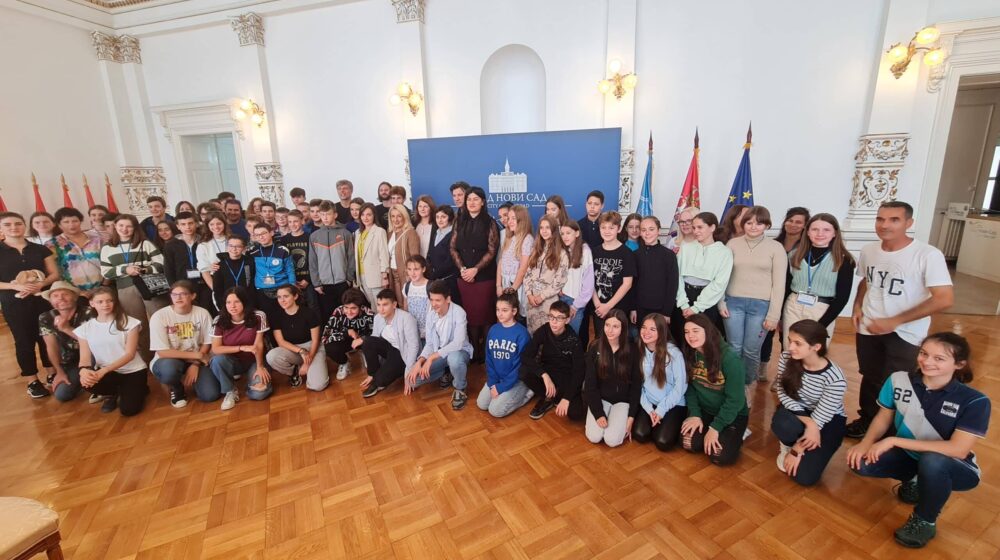 Učenici i nastavnici iz Francuske, Italije, Španije i Belgije u poseti novosadskoj Gadskoj kući 1