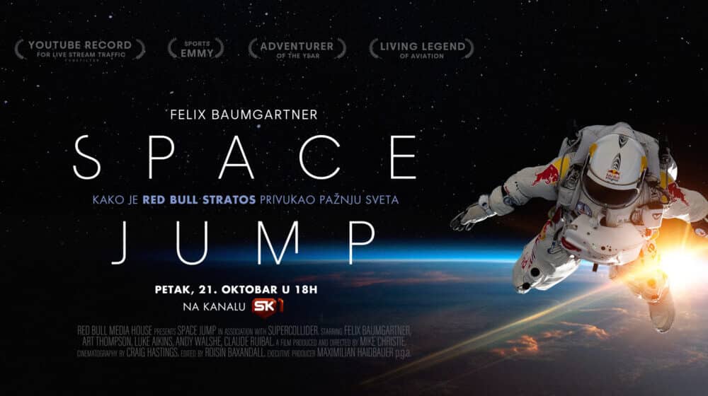 Dokumentarni film o skoku Feliksa Baumgartnera emitovaće se na Sport klubu 1