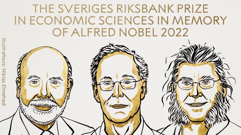 Dobitnici ovogodišnje Nobelove nagrade za ekonomiju Ben Bernanke, Daglas Dajmond i Filip Dibvig 1