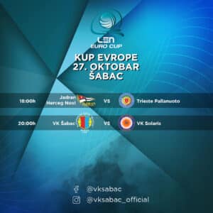 Šabac domaćin druge runde kvalifijacija za Kup Evrope 2 Šabac domaćin druge runde kvalifijacija za Kup Evrope 2