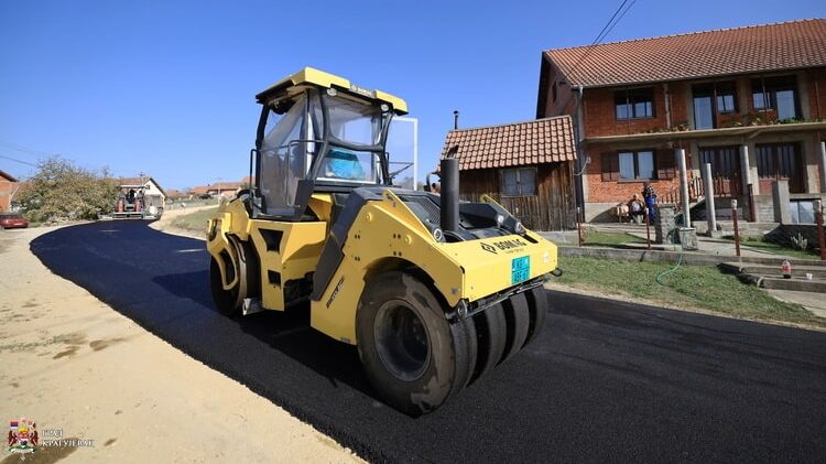 Kragujevac: Asfaltiranje ulica u MZ Ždaljica 1