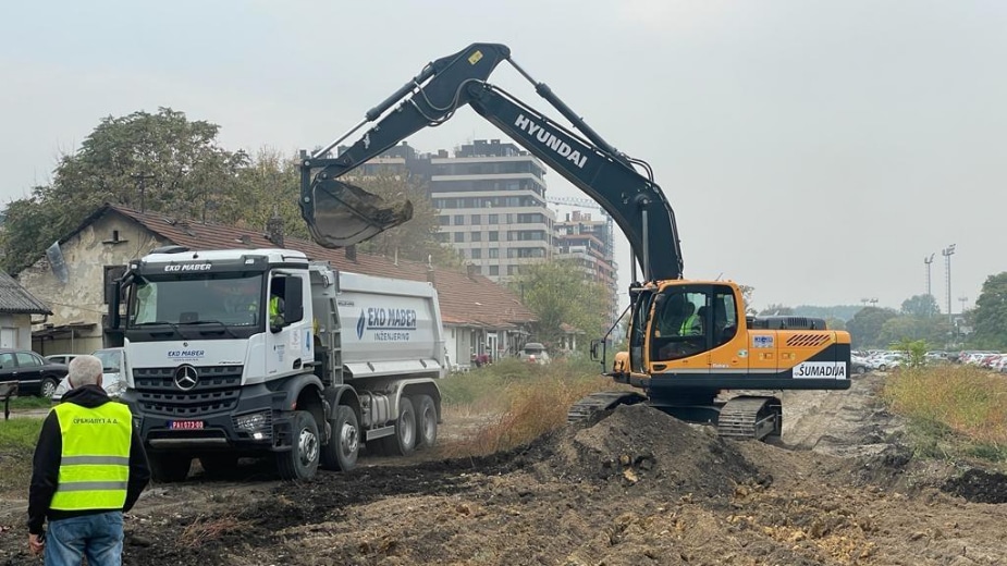 Na Dorćolu počelo raščišćavanje dela trase budućeg Linijskog parka u Beogradu 1