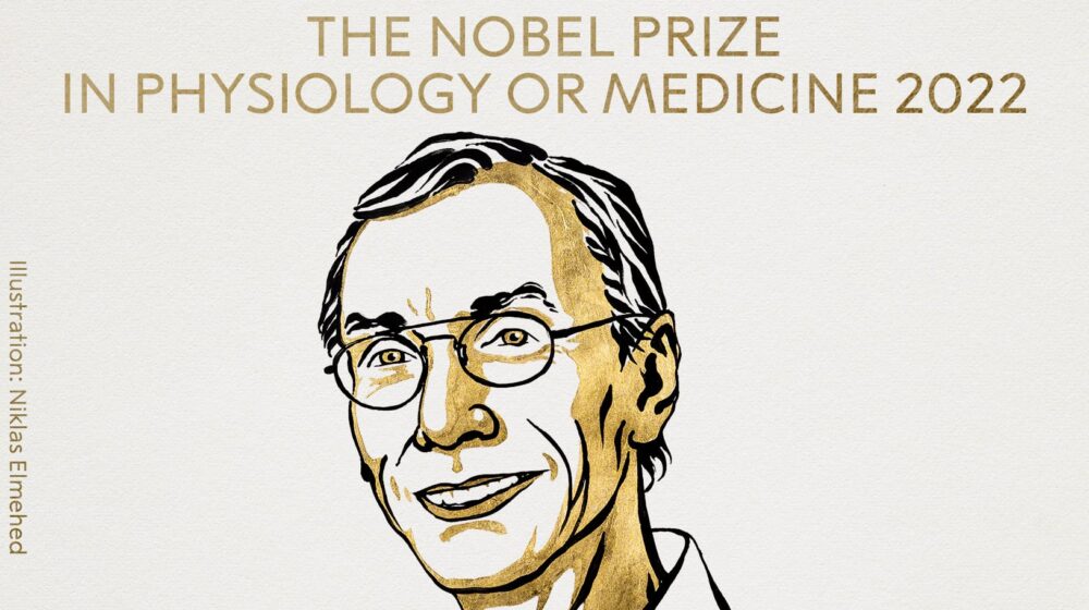 Nobelova nagrada za fiziologiju i medicinu Svanteu Pabu 1