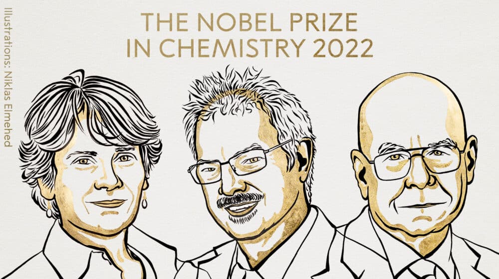 Nobelova nagrada za hemiju dodeljena Karolin Bertozi, Morten Meldal i K. Beri Šarples 1