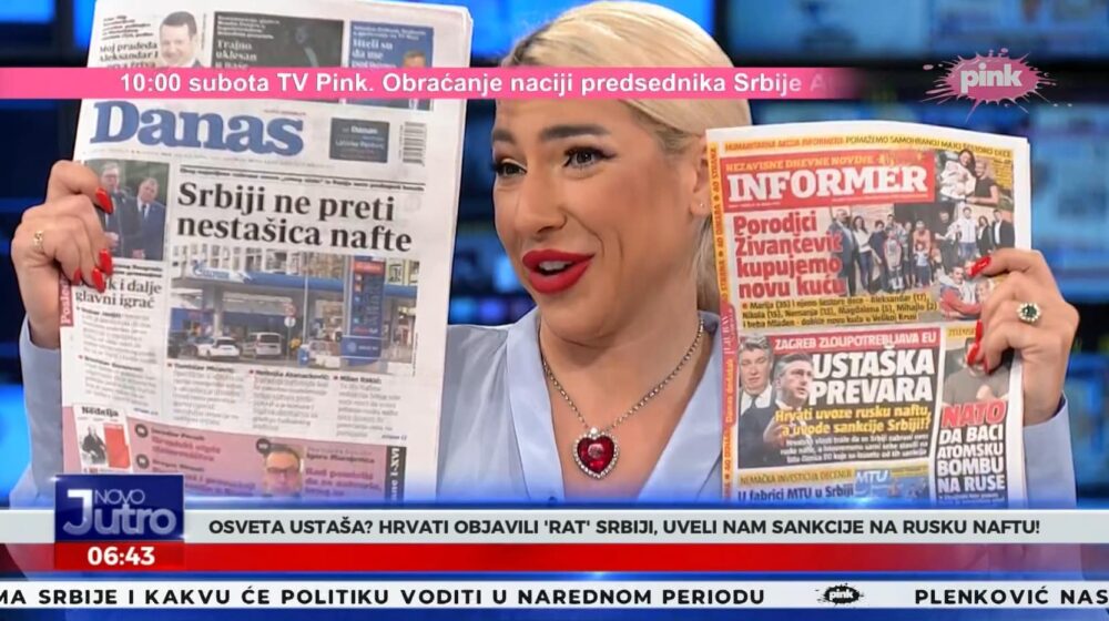 Jovana Jeremić na Pinku: Ja vodim samo odbramene ratove, Draža bi trebalo da me urami što mu "povećavam tiraž" 1