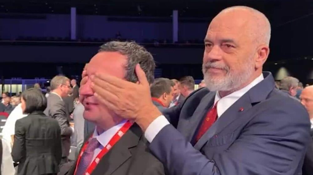 Neobičan susret na kongresu Partije evropskih socijalista: Rama s Kurtijem igra "čik pogodi ko je" 1