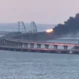 Nakon "vanredne situacije": Saobraćaj obustavljen na glavnom mostu koji povezuje Krim i rusku oblast Krasnodar 11