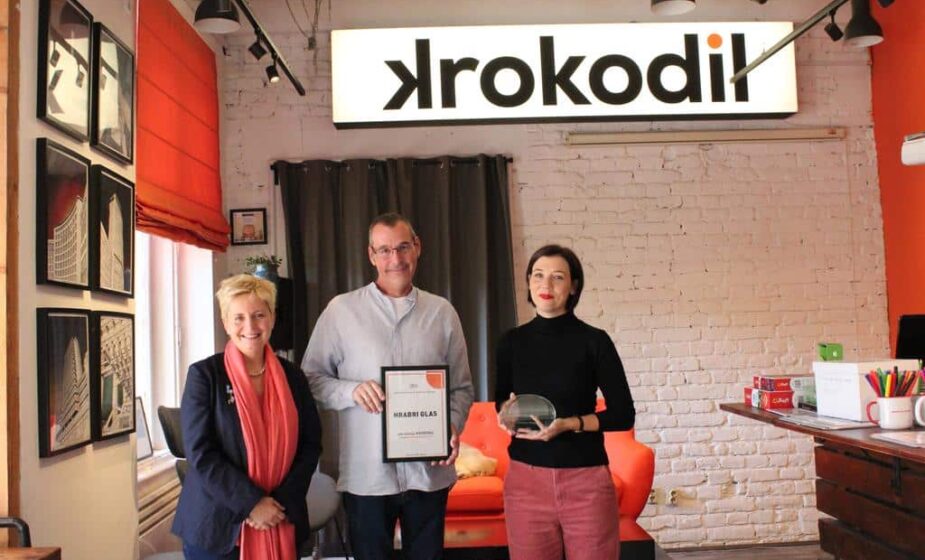 Crta dodelila "Hrabri glas" Krokodilu za odvažnost u podršci građanima Ukrajine 1