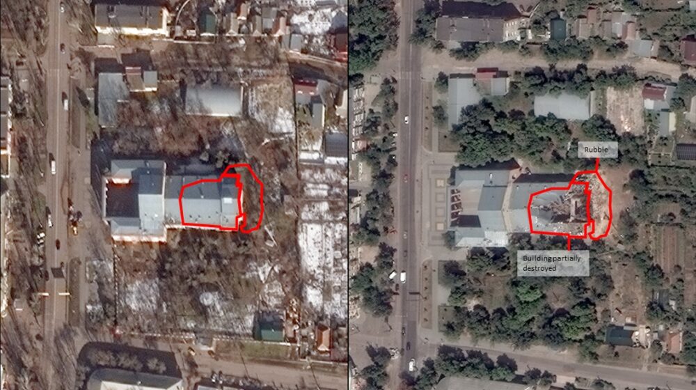 UNESKO koristi satelitske snimke za praćenje štete na kulturnim dobrima u Ukrajini 1