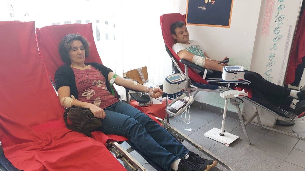 Akcija dobrovoljnog davanja krvi u Zaječaru 7. juna 1