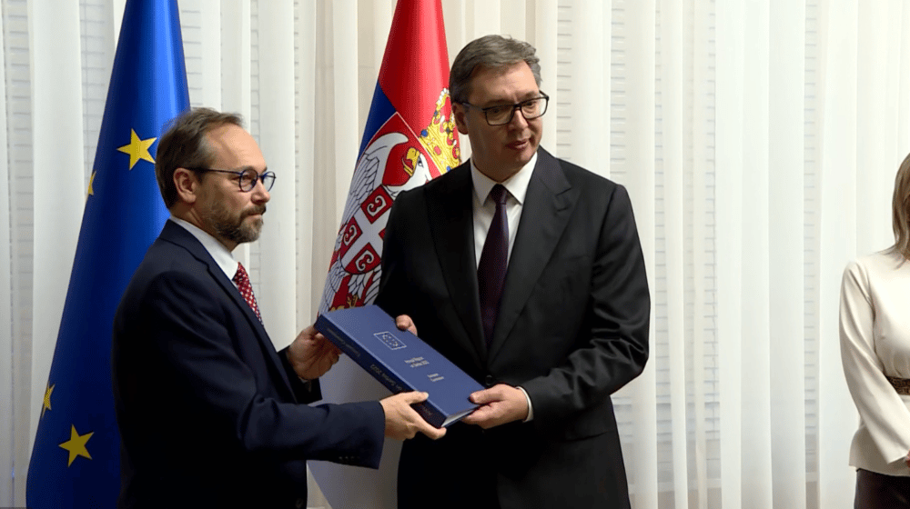 Emanuel Žiofre uručio Vučiću izveštaj EK o napretku Srbije u evrointegracijama 1