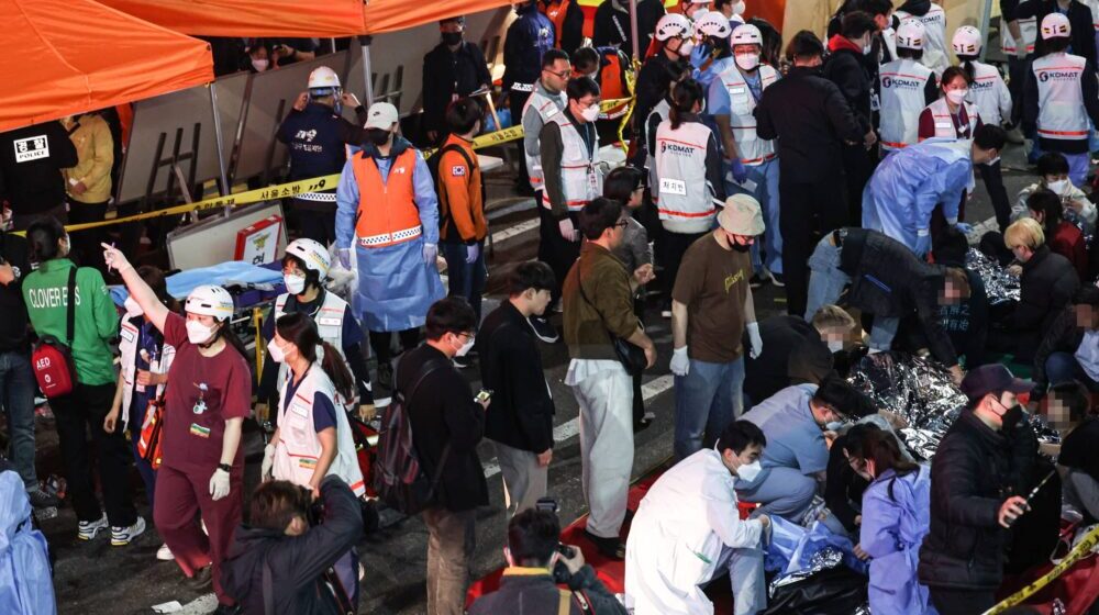 "Područje još uvek haotično": U Južnoj Koreji za Noć veštica poginulo 146, povređeno bar još 150 osoba 1
