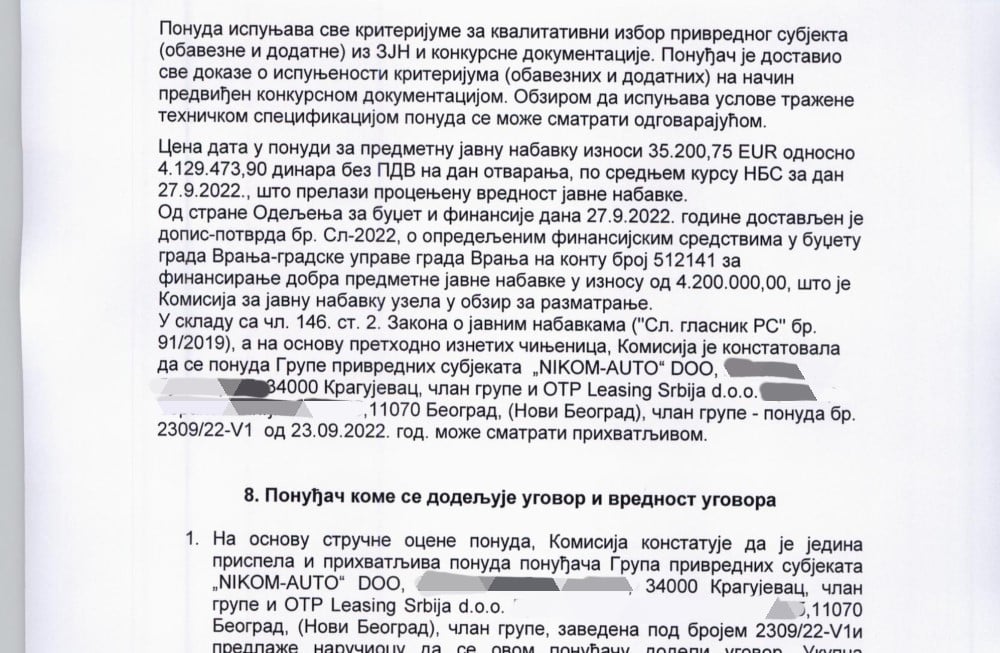 Čelnici Vranja kupili kombi za 42.000 evra da bi se turistički radnici vozili na Besnu Kobilu o trošku građana 2