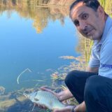 Grabovničko jezero kod Leskovca poribljeno šaranima 2