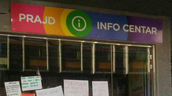 DS traži da se spreče napadi na prajd info centar u Beogradu 1