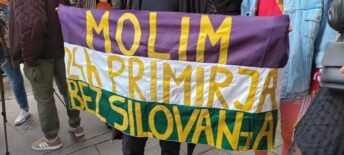 Pesnikinja Radmila Petrović na protestu protiv objavljivanja intervjua sa silovateljem u Informeru: Borimo se za svet u kome ćemo biti bezbedne (FOTO, VIDEO) 3