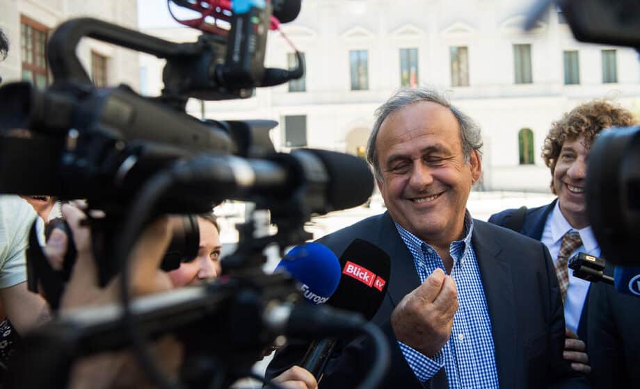 Mišel Platini uz Partizan, protiv Nice 1