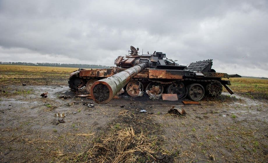 uništen ruski tenk
