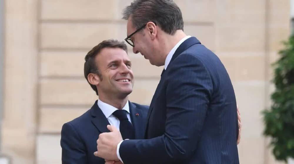 emanuel makron aleksandar vučić
