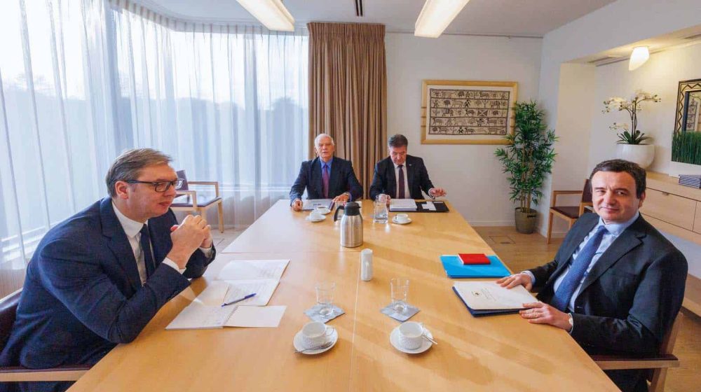 ALEKSANDAR VUČIĆ I ALJBIN KURTI U BRISELU
