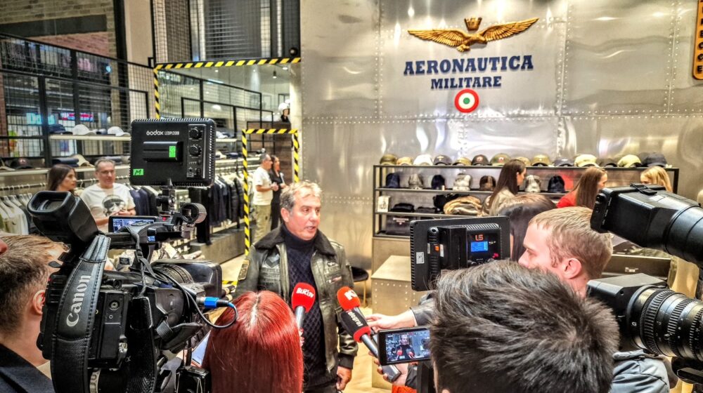 Otvorena prva radnja italijanskog modnog brenda Aeronautica Militare u Beogradu 1