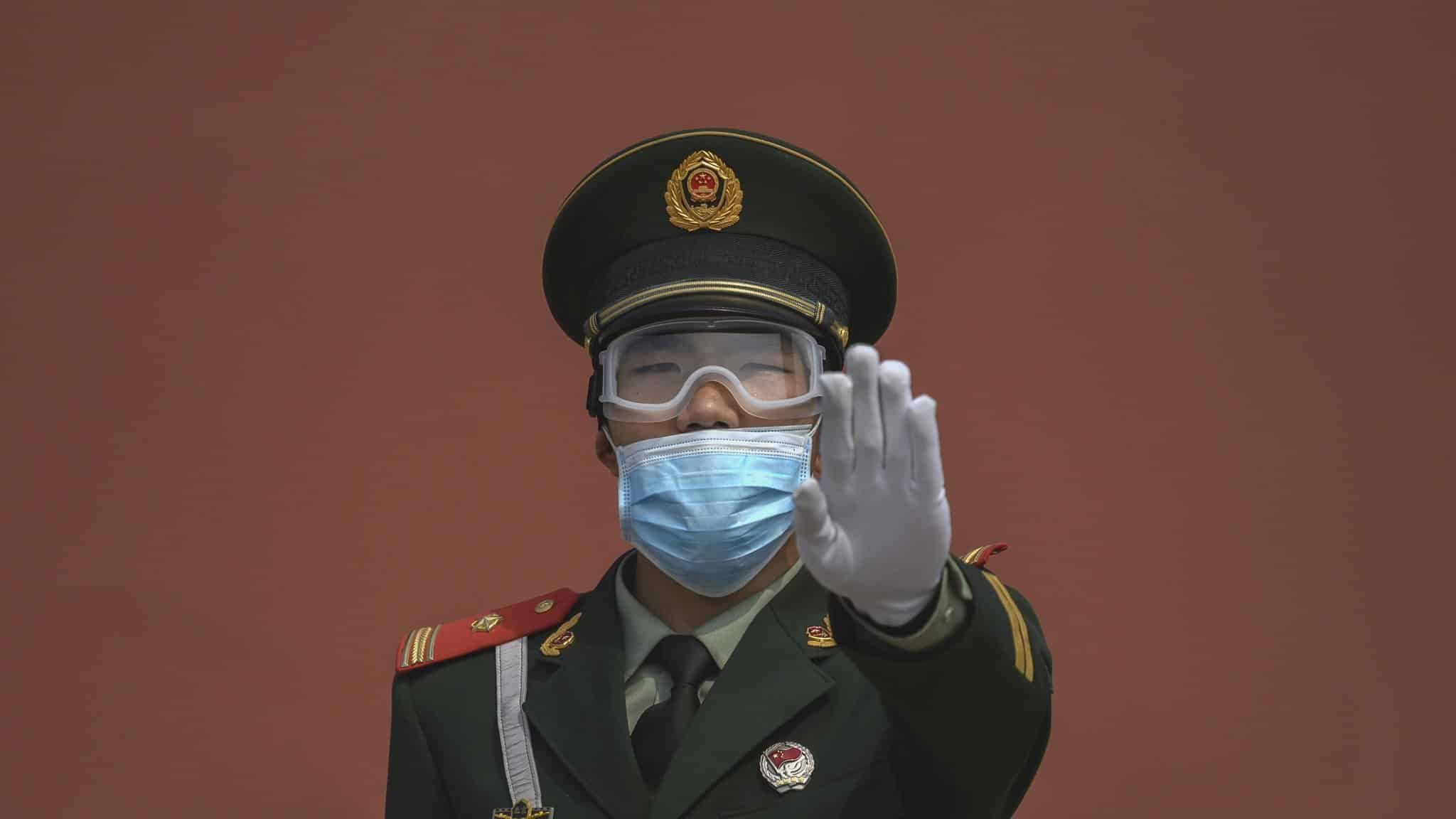 A Chinese police