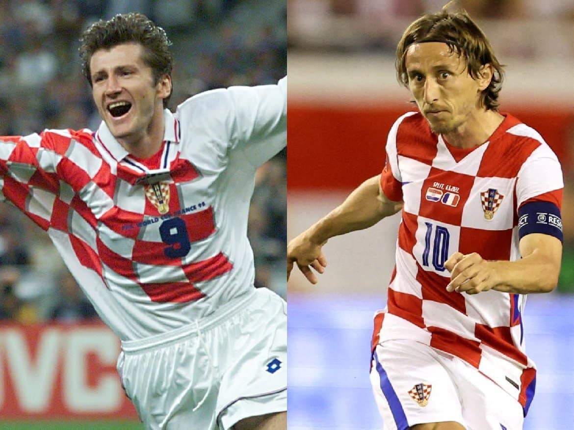 Davor Šuker i Luka Modrić