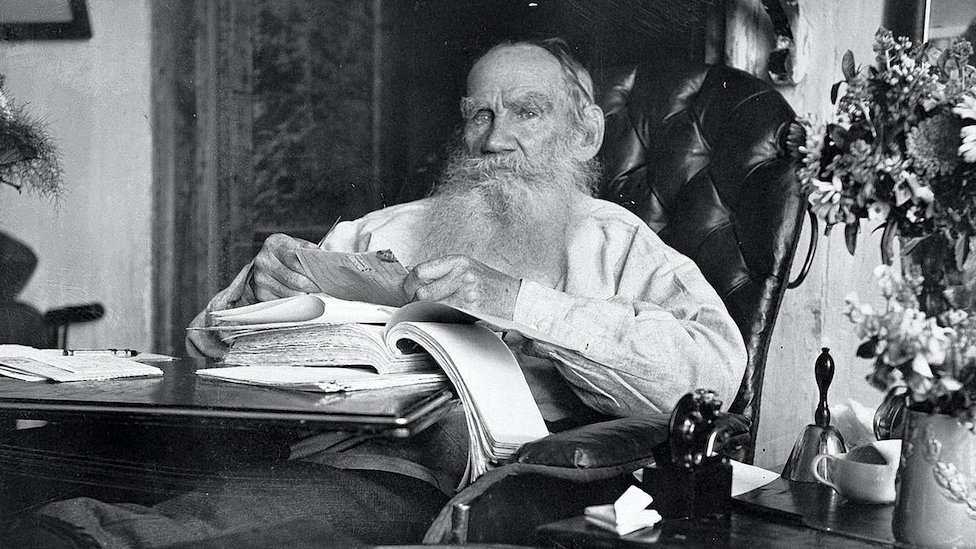 Portrait of the author Count Lev Nikolayevich Tolstoy (1828-1910) on 80th birthday. Found in the Collection of State Museum of Leo Tolstoy, Moscow.
