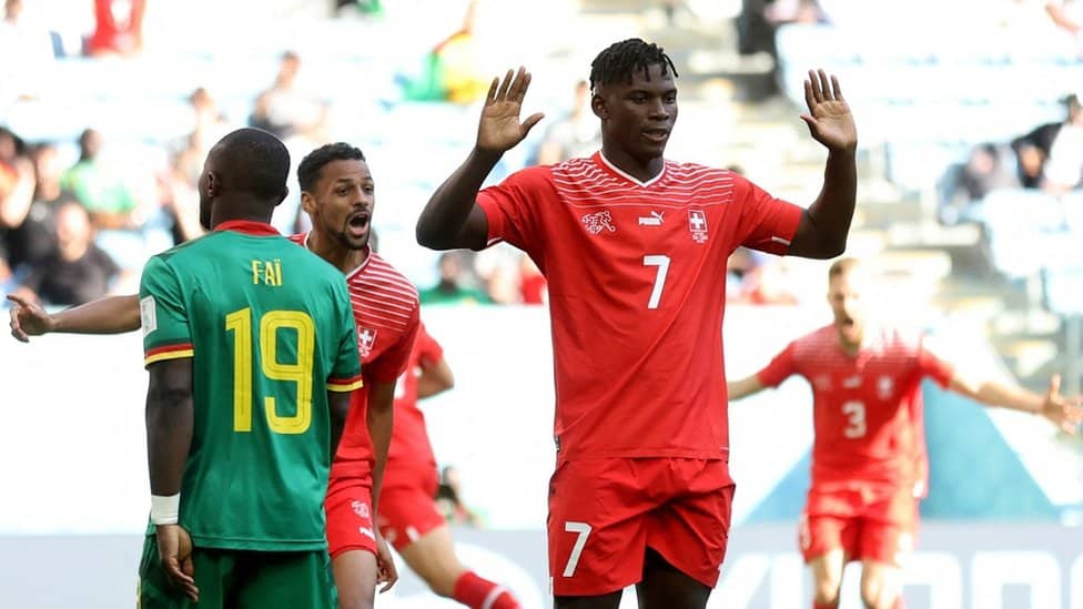Svetsko prvenstvo i fudbal: Švajcarska pobedila Kamerun, presudio gol Kamerunca 15