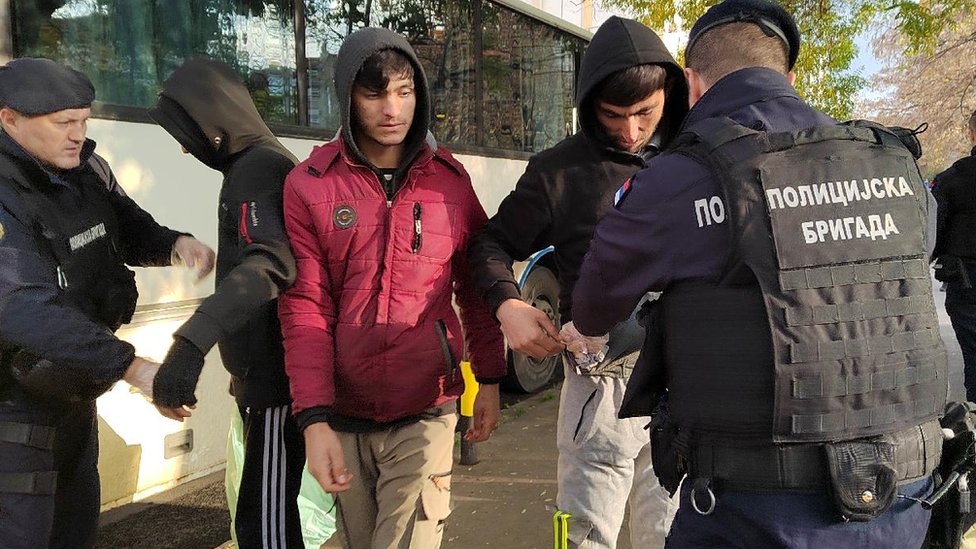 Srbija, nasilje i migranti: Posle pucnjave u Horgošu privedeno više od 800 migranata - pretragom pronađeno oružje i municija 8 policija, migranti