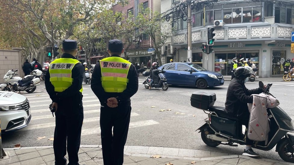 Police in Shanghai
