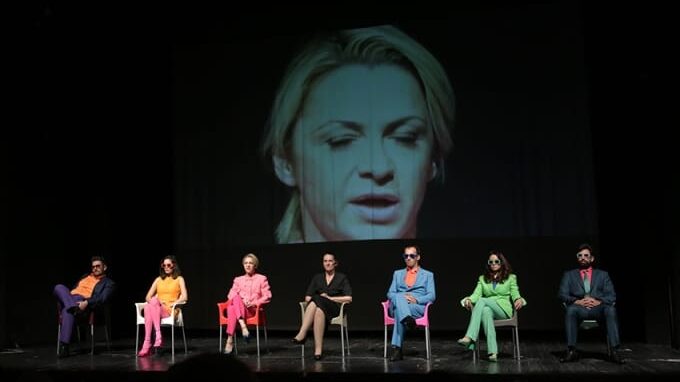 Predstava "Bez portfelja" na Jugoslovenskom pozorišnom festivalu u Užicu 1