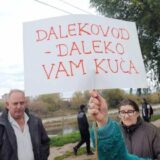 Građani Niša protestovali zbog izgradnje dalekovoda na keju 14