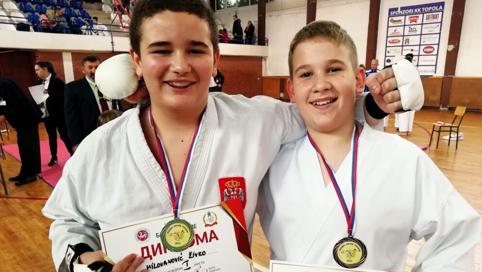 Pet medalja za Šapčane na karate turniru u Bačkoj Topoli 1