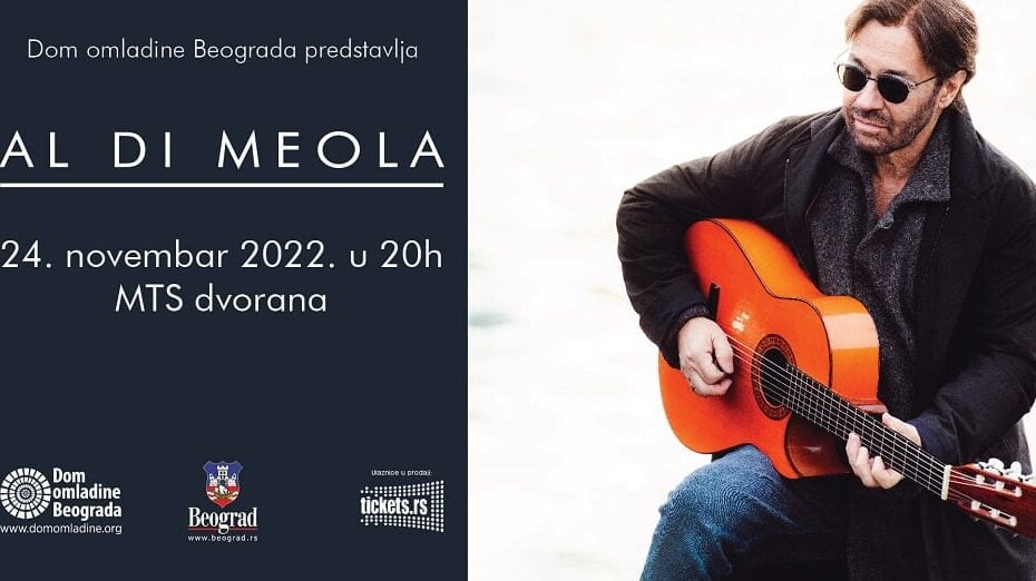 Al Di Meola Acoustic Trio 24. novembra u Beogradu 1
