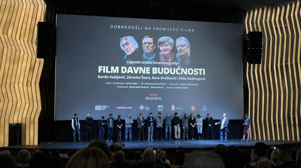 Premijera dokumentarca "Film davne budućnosti": Ovacije četvorici bardova naše kinematografije, Kadijeviću, Draškoviću, Šotri i Radivojeviću 1