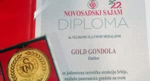 Velika zlatna medalja za zlatiborsku Gold gondolu na Međunarodnom sajmu turizma 2