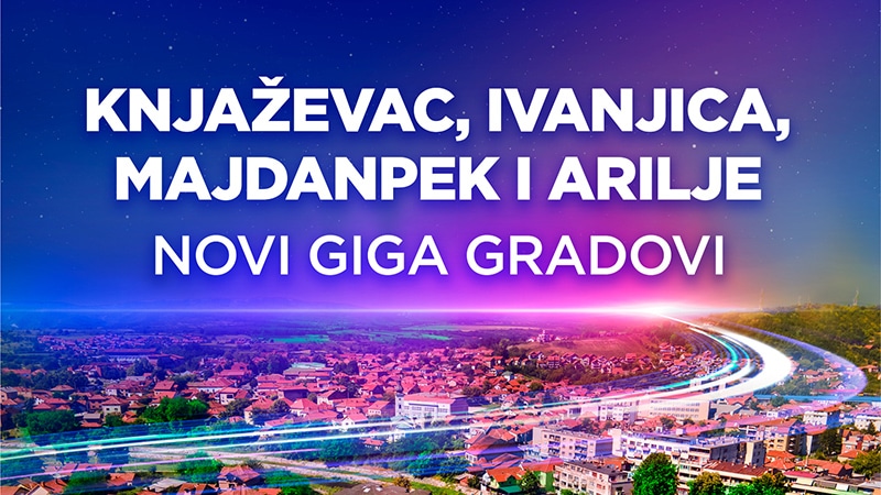 SBB: Knjaževac, Majdanpek, Ivanjica i Arilje su novi GIGA gradovi 1