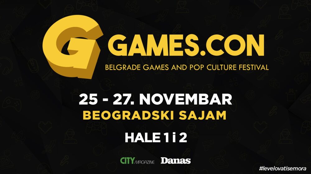 Najveći i najpopularniji festival gejminga i pop kulture u regionu GAMES.CON krajem novembra u Beogradu 1
