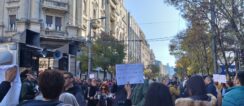 IMG_20221113_122825 "Pažnja, u toku je vazdušna opasnost": Održan protest protiv zagađenja vazduha (FOTO) 6