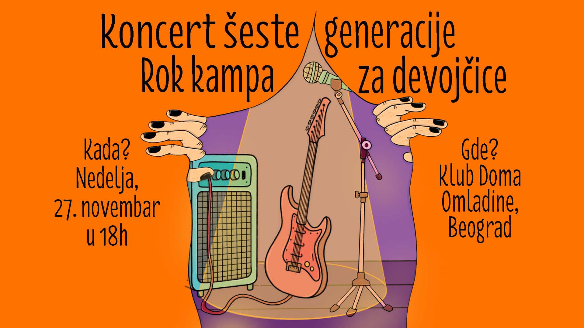 Devojčice iz Rok kampa za vikend rokaju pred beogradskom publikom 2 Devojčice iz Rok kampa za vikend rokaju pred beogradskom publikom 2