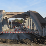 Rekonstrukcija podloge Kamenog mosta kod „Zastavinog sata u Kragujevcu 2
