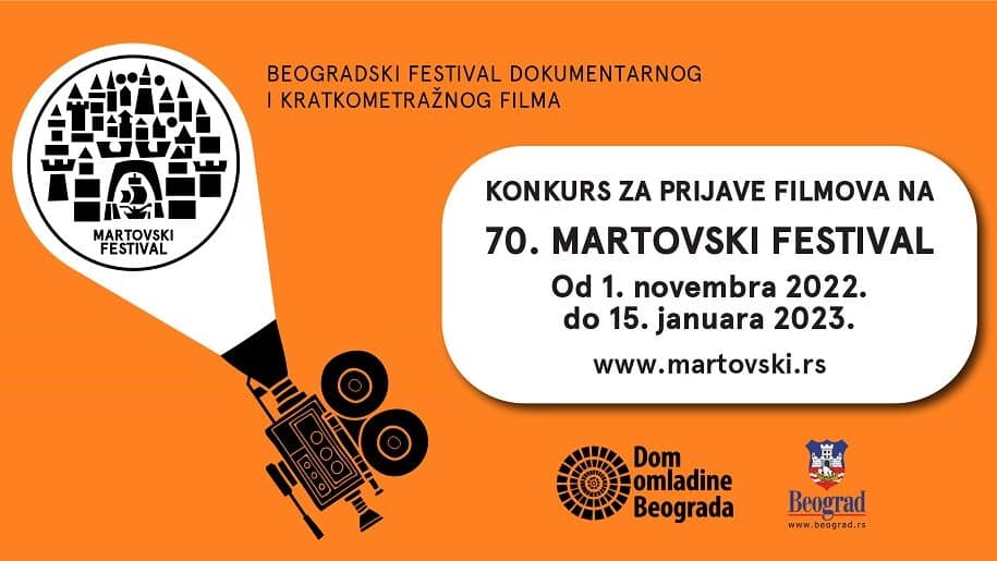Konkurs za prijavu filmova na 70. Martovski festival 1 Konkurs za prijavu filmova na 70. Martovski festival 1